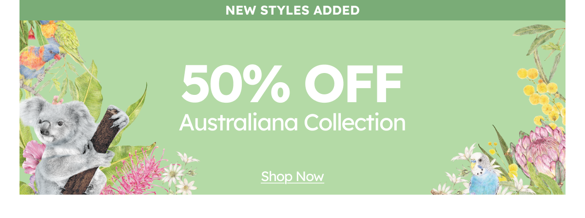 50% Off Australiana Collection