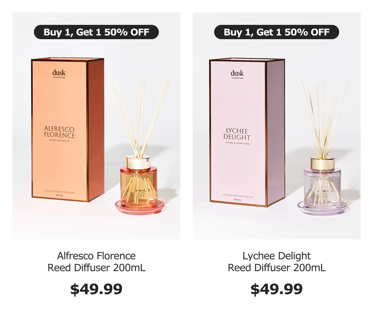 Buy 1 get 1 50% Off Signature