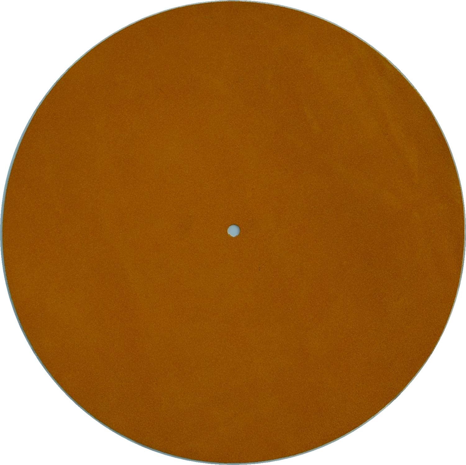 Genuine Leather LP Slip Mat - Brown