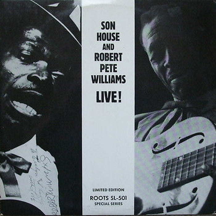 Son House, Robert Pete Williams – Live! (VG+/VG+)