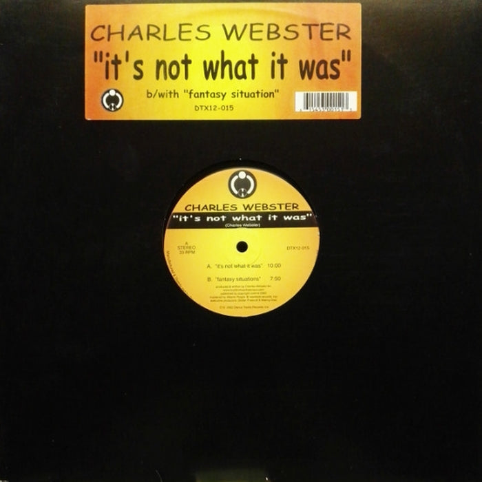 Charles Webster – It's Not What It Was (VG+/VG+)