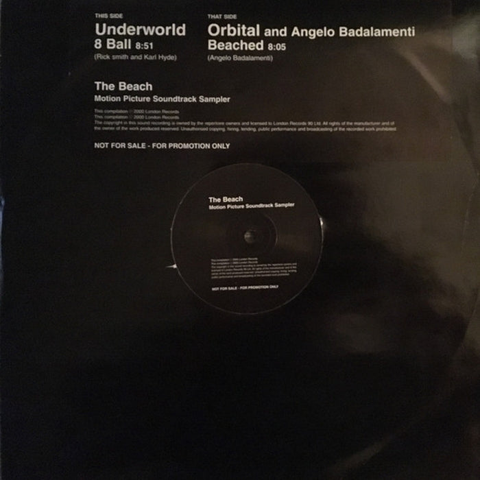 Underworld, Orbital, Angelo Badalamenti – 8 Ball / Beached (The Beach Motion Picture Soundtrack Sampler) (VG/Generic)