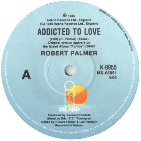 Robert Palmer – Addicted To Love (VG+/Generic)