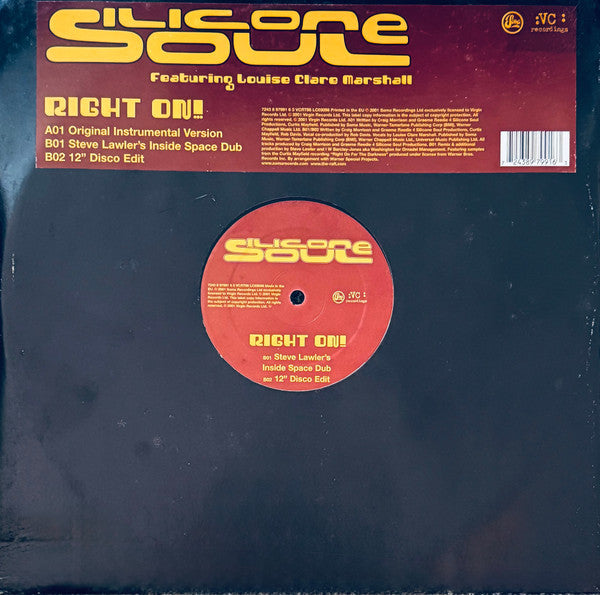 Silicone Soul, Louise Clare Marshall – Right On! (VG/Generic)