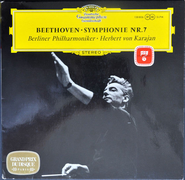 Ludwig Van Beethoven, Berliner Philharmoniker, Herbert von Karajan – Symphonie Nr. 7 (VG+/VG+)