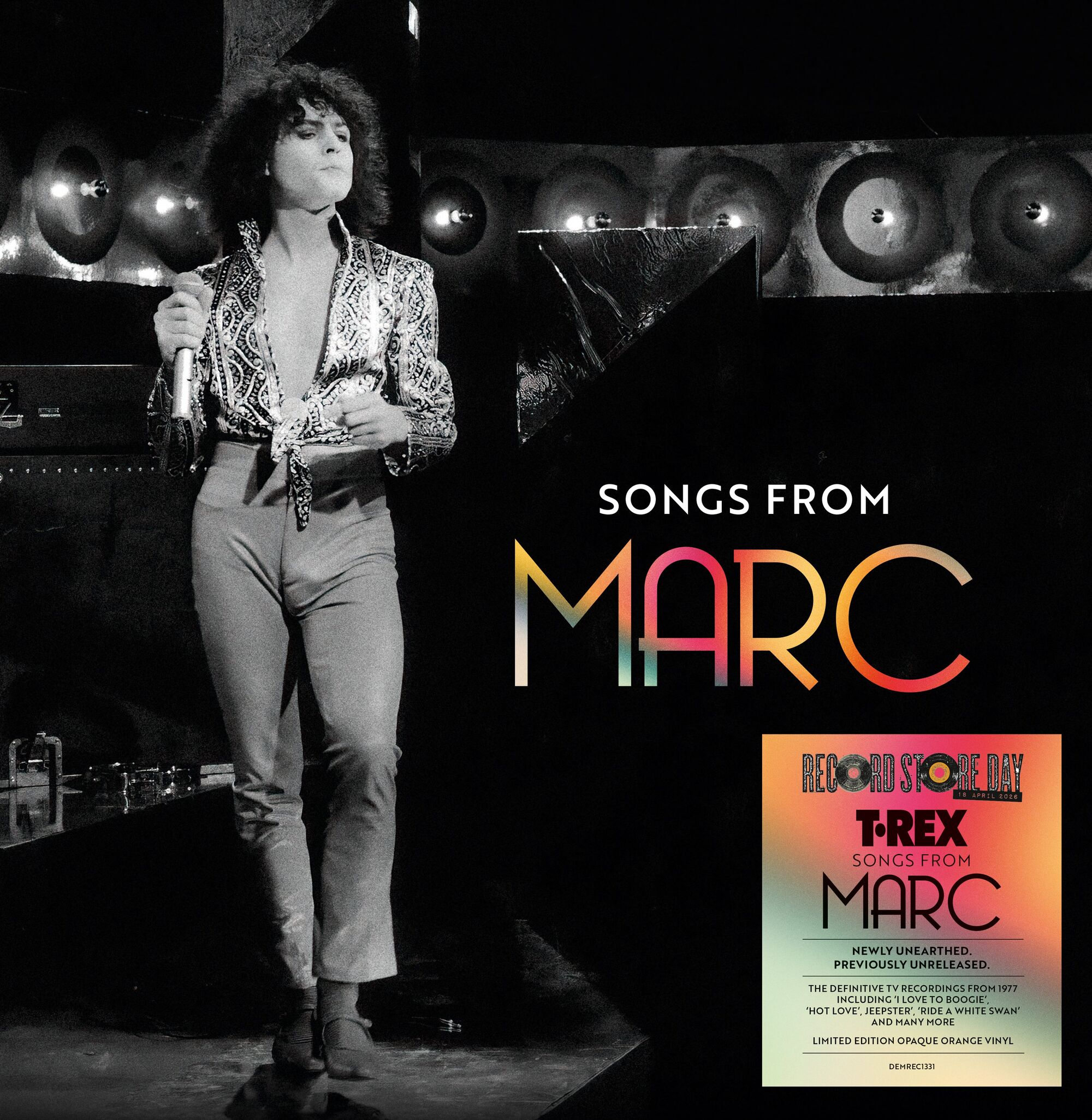 T. Rex – Songs From Marc (Opague Orange vinyl, RSD 2026)