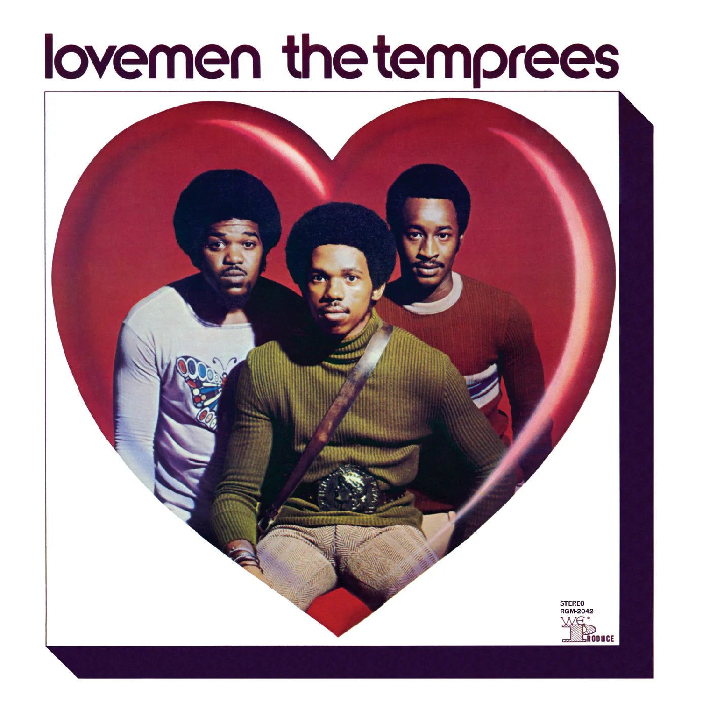 The Temprees – Lovemen (Valentine Red Pet Plastic Vinyl)