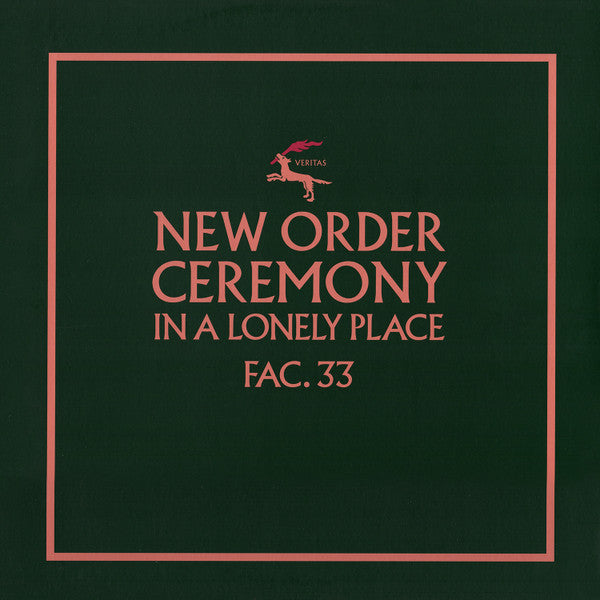 New Order – Ceremony (VG+/VG) – 12", UK 1981