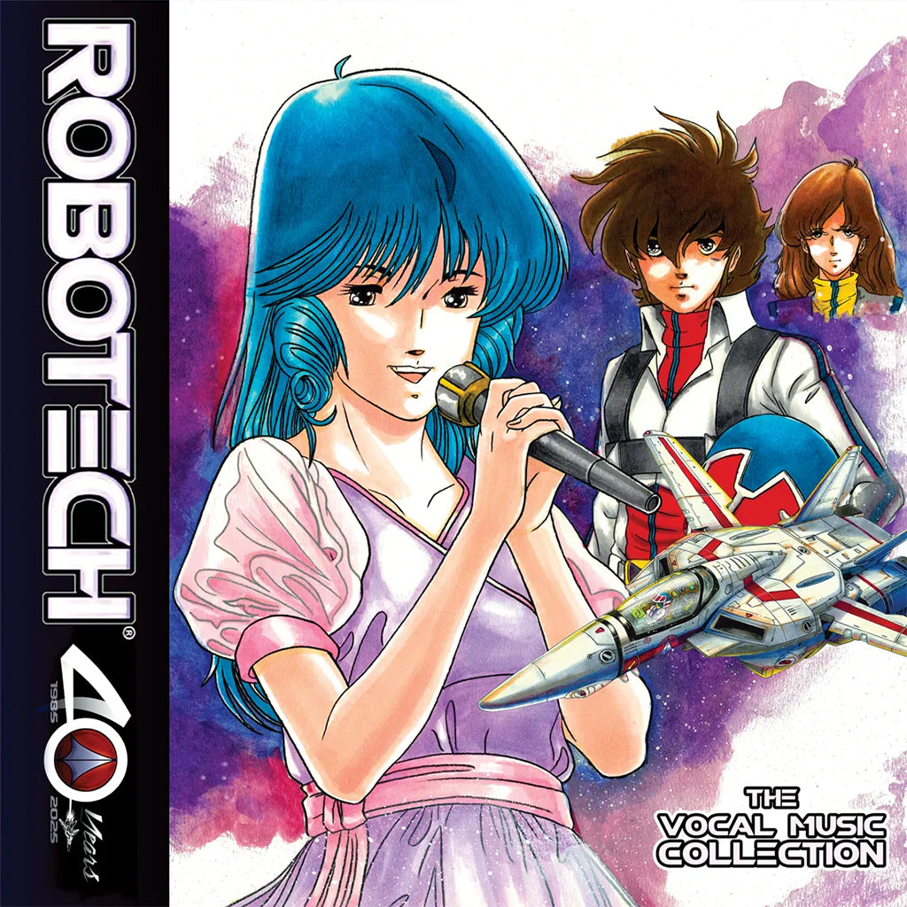 Various – Robotech - The Vocal Music Collection (Tri-Colour Striped Blue, White, Red Vinyl)