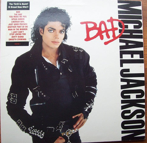 Michael Jackson – Bad (VG+/E) – LP, AU 1987