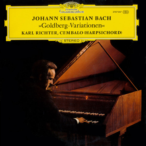 Karl Richter, Johann Sebastian Bach – Goldberg-Variationen (VG+/VG+) – 2xLP, DE 1972