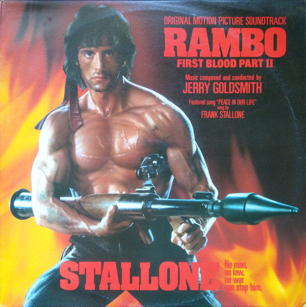 Jerry Goldsmith – Rambo: First Blood Part II (Original Motion Picture Soundtrack) (VG+/VG+) – LP, AU 1985