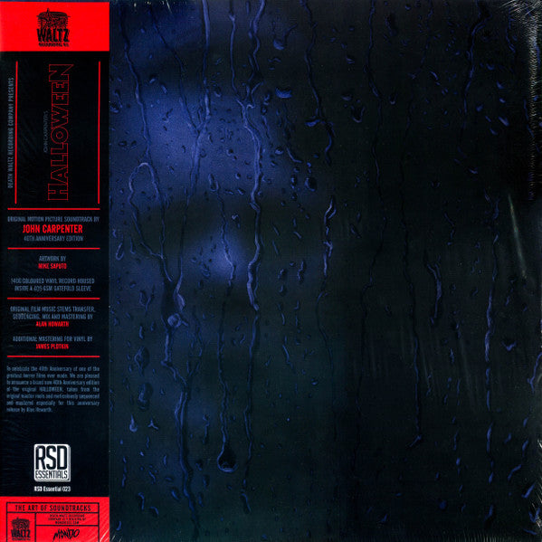 John Carpenter – Halloween (Original Motion Picture Soundtrack) (E/E) – LP, US 2022