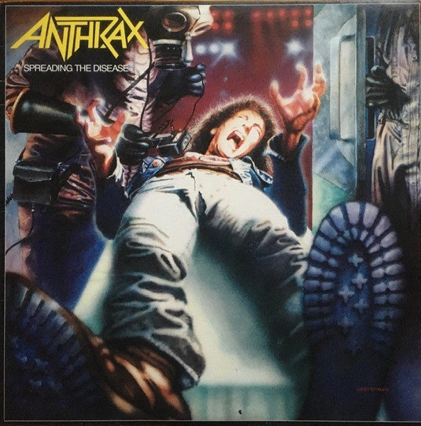 Anthrax – Spreading The Disease (E/VG+) – LP, AU 1988