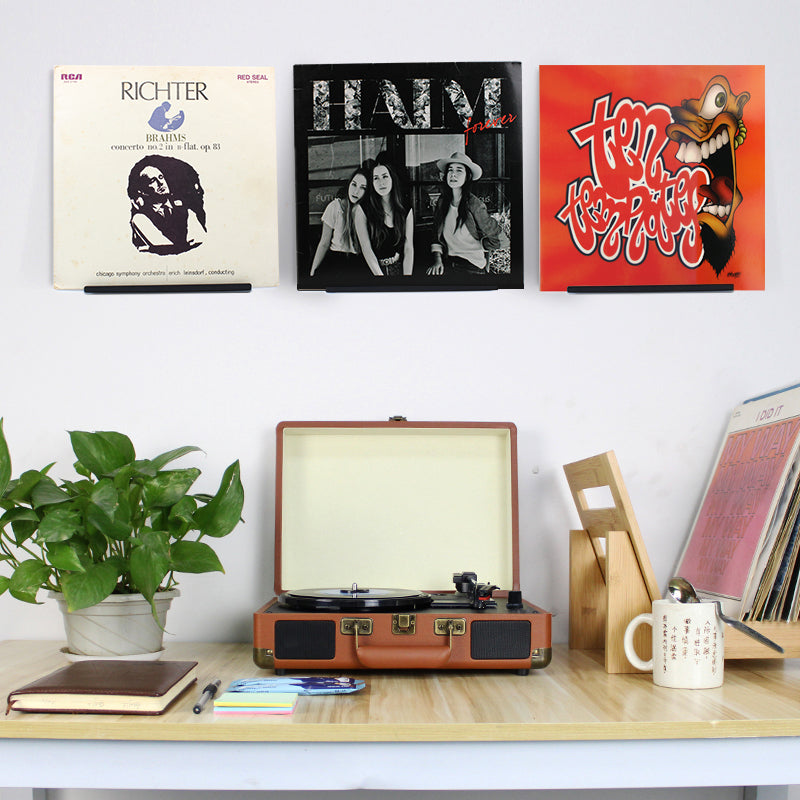 LP Wall Display Shelf – Metal On-Wall Vinyl Record Display Ledge