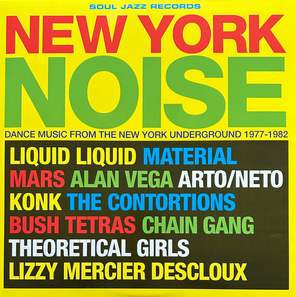 Various – New York Noise (Dance Music From The New York Underground 1977-1982) (E/E) – 2xLP, Worldwide 2023