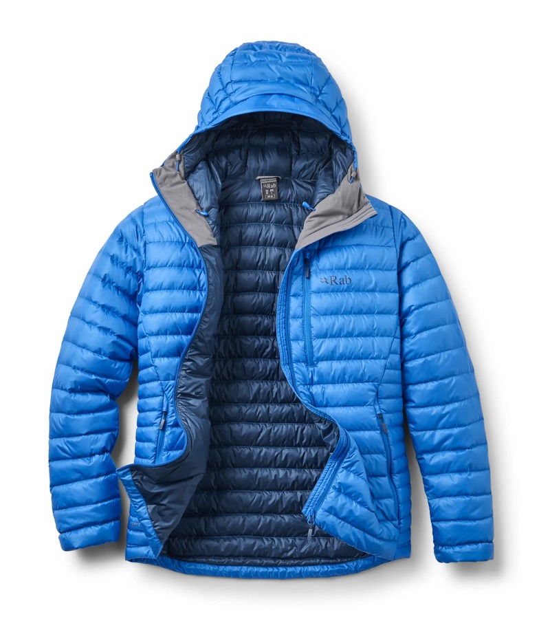 Mens Rab Microlight Alpine Jacket in Maya Blue