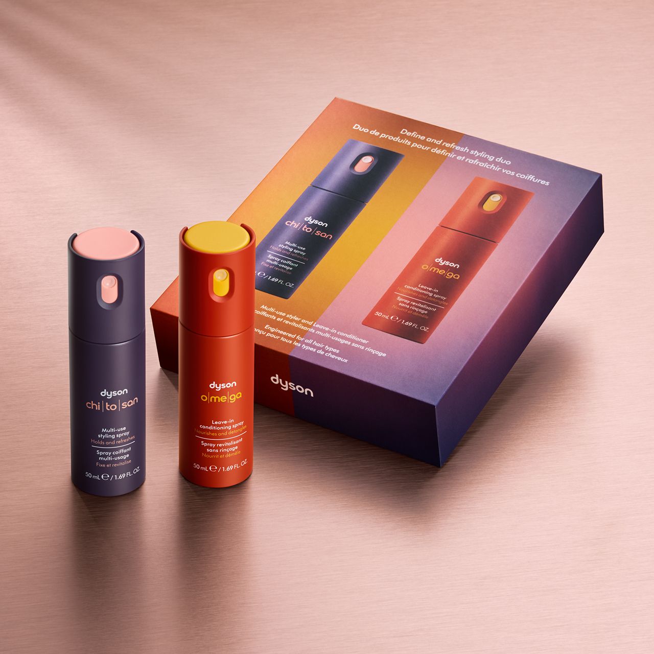 Dyson Define and refresh styling duo gift set.