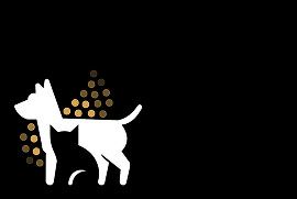 Icono que muestra a un perro y un gato soltando pelo y pelusa.