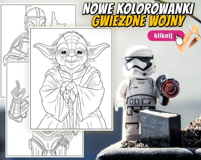 Nowy zestaw kolorowanek Star Wars newsletter