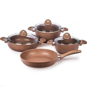 Set oale 4Home Granite Brown, 7 piese