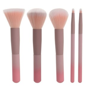 Set de pensule cosmetice roz, 5 buc