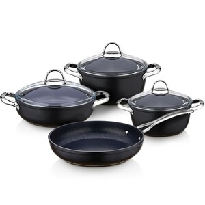 Set de oale 4Home Titanium cu suprafața antiaderentă, 7 piese