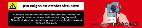 ¡No caigas en estafas virtuales!