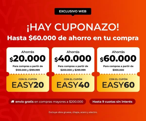 ¡Hay cuponazo! Hasta $60.000 de ahorro en tu compra