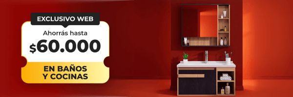 Ahorrás hasta $60.000 en baños y cocinas