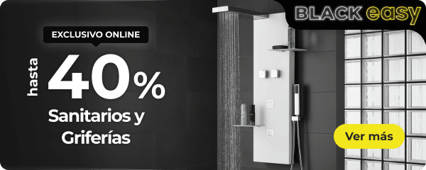 Hasta 40% - Sanitarios y griferías