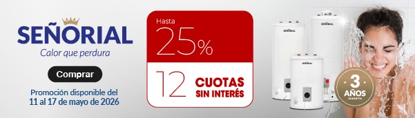 Señorial calor que perdura - Hasta 25% y 12 cuotas