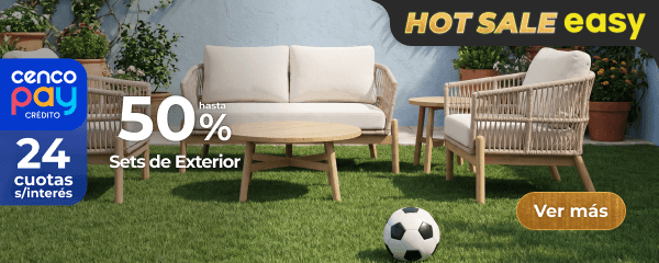 Hasta 50% - Sets de exterior