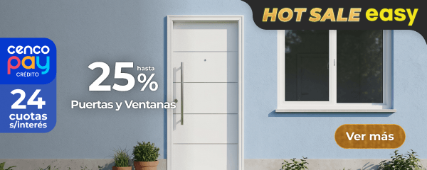 Hasta 25% - Puertas y ventanas