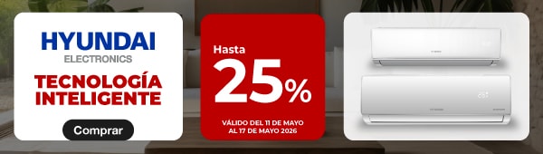 Hyundai electronics- Hasta 25%