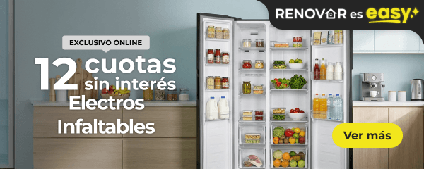 Electros infaltables - Hasta 12 cuotas sin interés.
