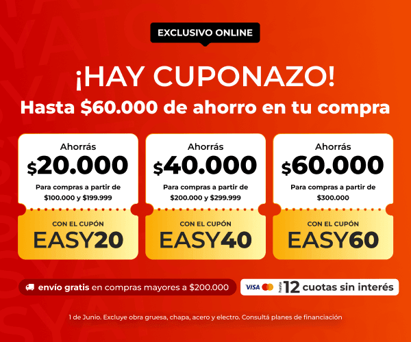 ¡Hay cuponazo! Hasta $60.000 de ahorro en tu compra
