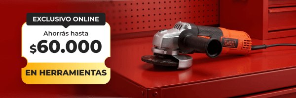 Exclusivo online - Ahorrás hasta $60.000 en herramientas