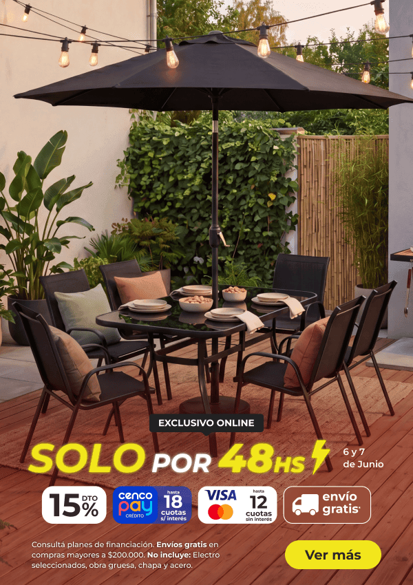 Solo por 48hs - 15% off y 18 cuotas.