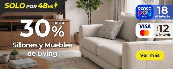 Hasta 30% - Sillones y Muebles de Living
