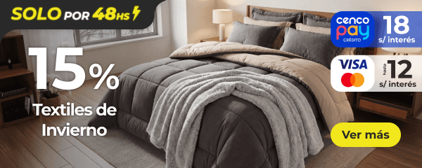 Hasta 15% - Textiles de invierno