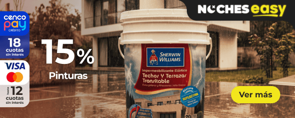 Hasta 15% - Pinturas