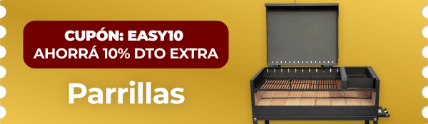 Cupón: EASY10 - Ahorrá un 10% extra - Parrillas
