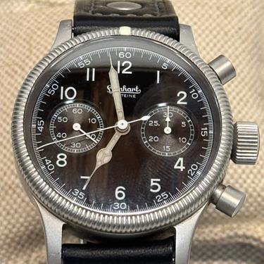 Gents Wristwatch, a Hanhart Chronograph, the Watch of Choice for Steve McQueen