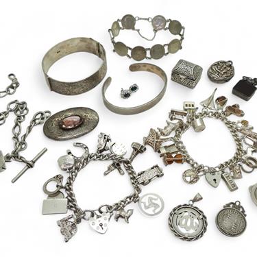 A Collection of Silver and White Metal Jewellery