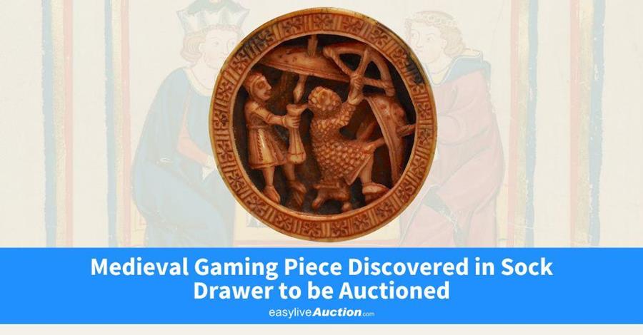 Medieval Gaming Piece Discovered in Sock Drawer to be Auctioned