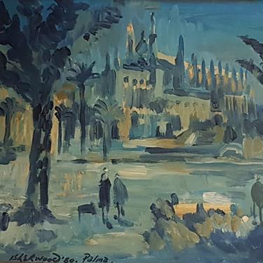 James Laurence Isherwood (1917-1989), 'Palma Cathedral', Oil on Board