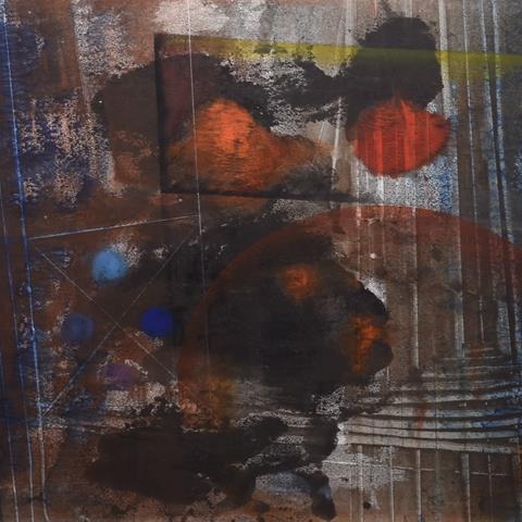 John Tunnard (1900-1971) Cluster, Abstract Composition, Signed, Dated '67 and Titled Verso, Studio Stamped, Gouache