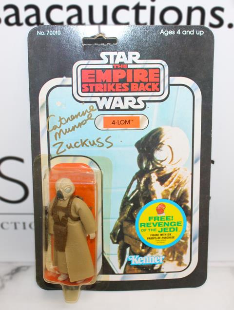 SIGNED Kenner Star Wars The Empire Strikes Back 4-LOM Action Figure - As New in Box - Unopened