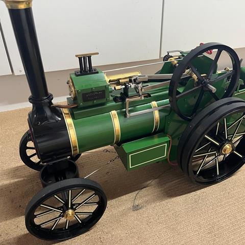 Maxitrak 1.5" Scale Allchin Traction Engine, Gas Fired, Copper Boiler (Silver Soldered)